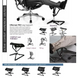 Подставка для ног LEGPRO black